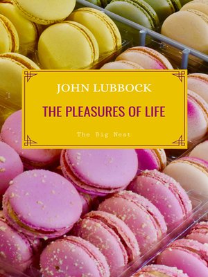 cover image of The Pleasures of Life